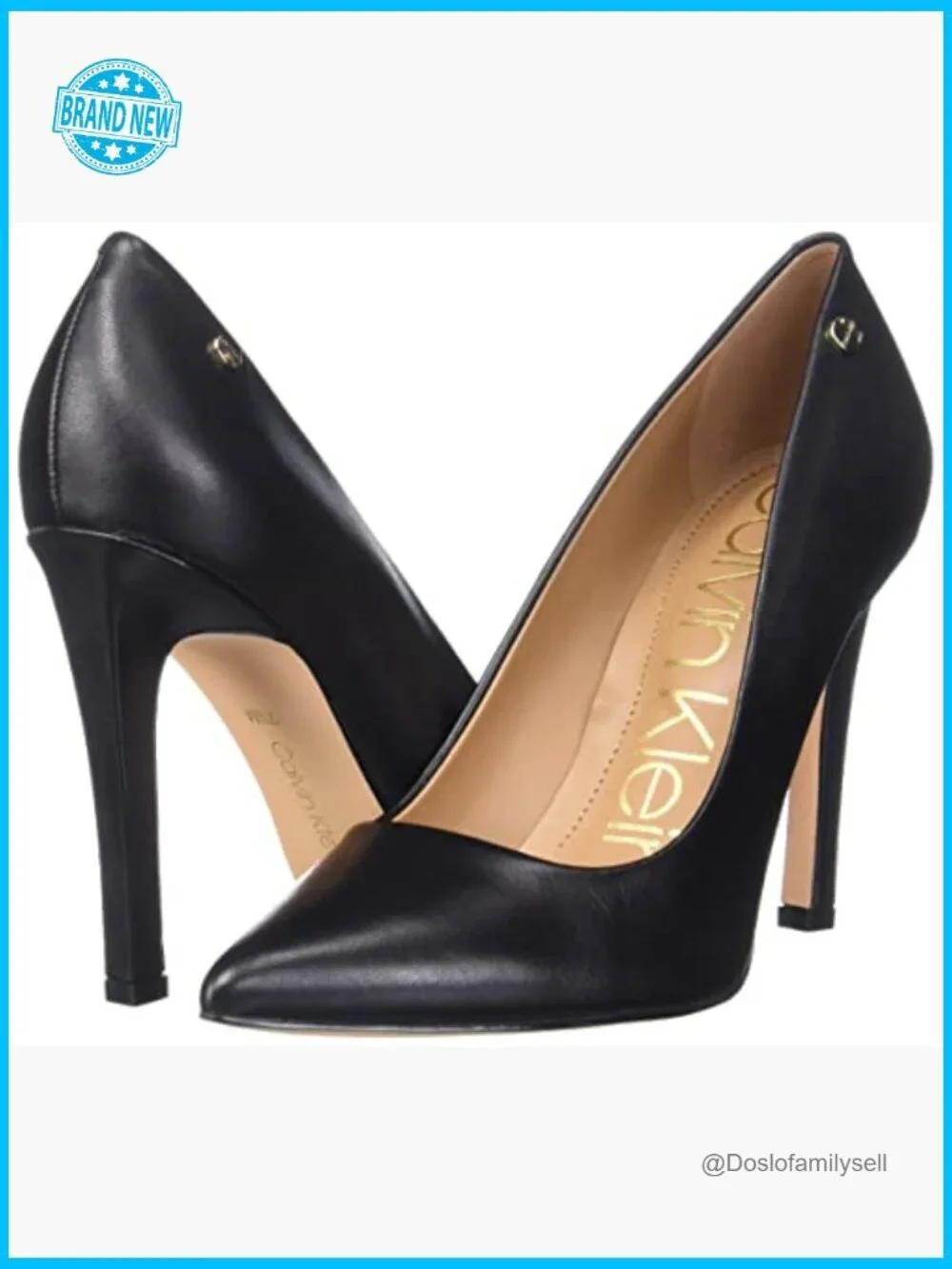 Classic Pointed Toe Pump Stiletto Heel Slip On Dress Shoe Cushioned Foam Insole